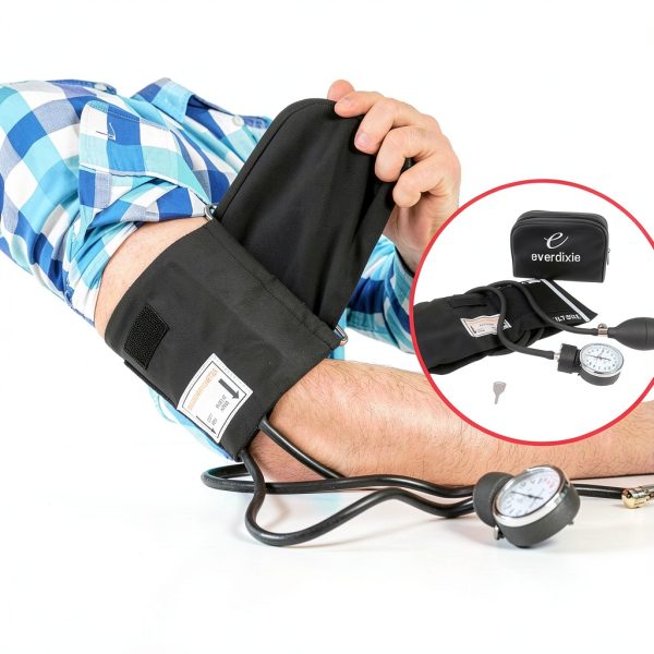Dixie EMS Adult Blood Pressure Cuff Black Latex-Free 1 Count-2