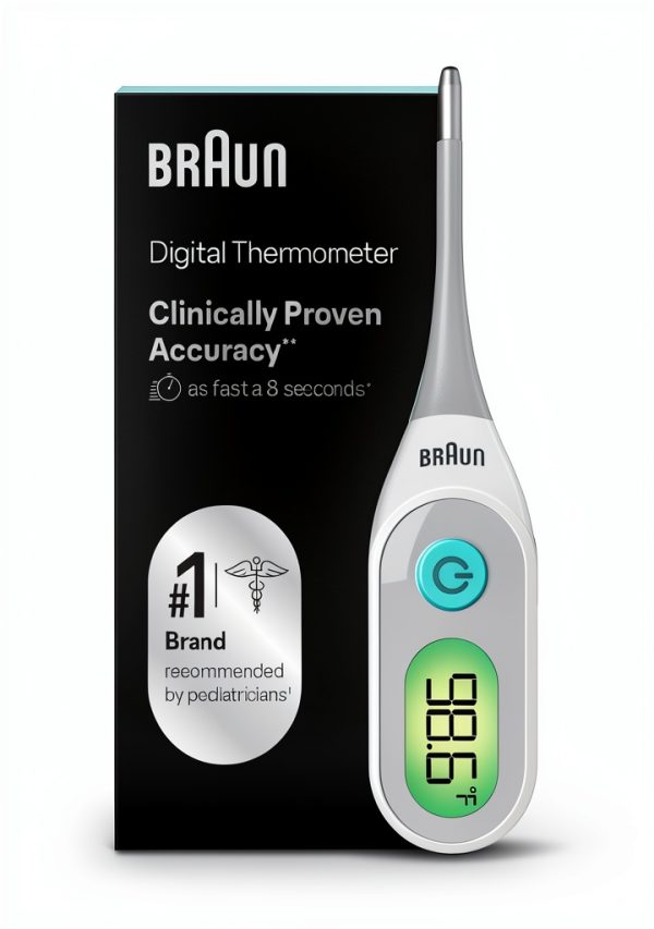 Braun Digital Thermometer PRT2100US 3-in-1 Fast 8-Second Readings-0
