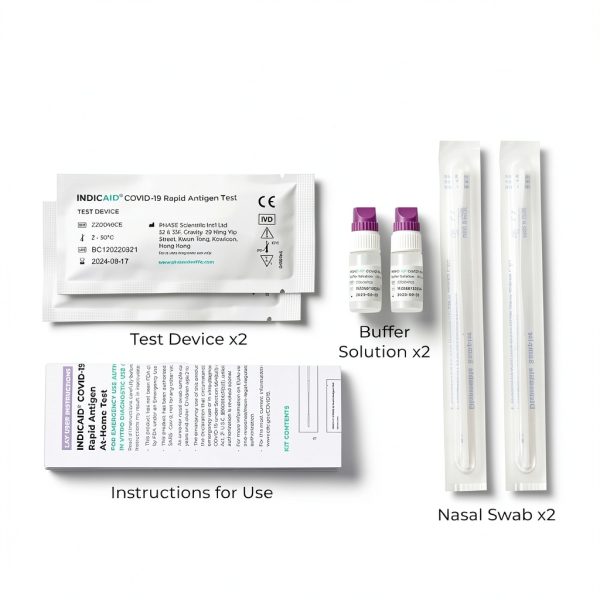 INDICAID COVID-19 Rapid Antigen Test FDA EUA Authorized Home Kit 16.99-4