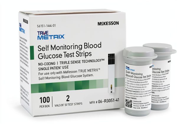 McKesson TRUE METRIX Blood Glucose Test Strips 100 Count Pack of 4-0