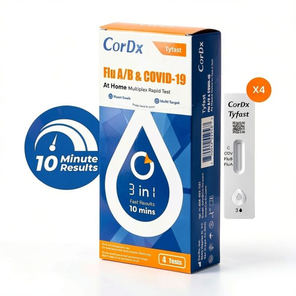 CorDx ACT21002-4 Covid-19 Rapid Test Kit 10‑Minute Home Diagnostic-1