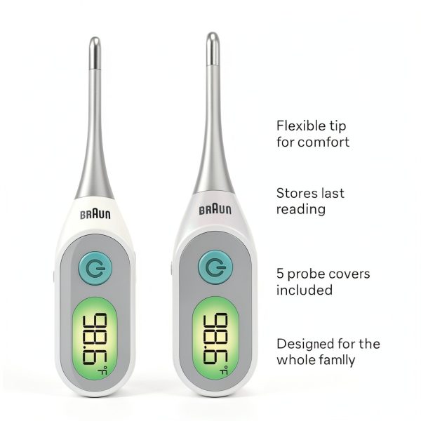 Braun Digital Thermometer PRT2100US 3-in-1 Fast 8-Second Readings-5
