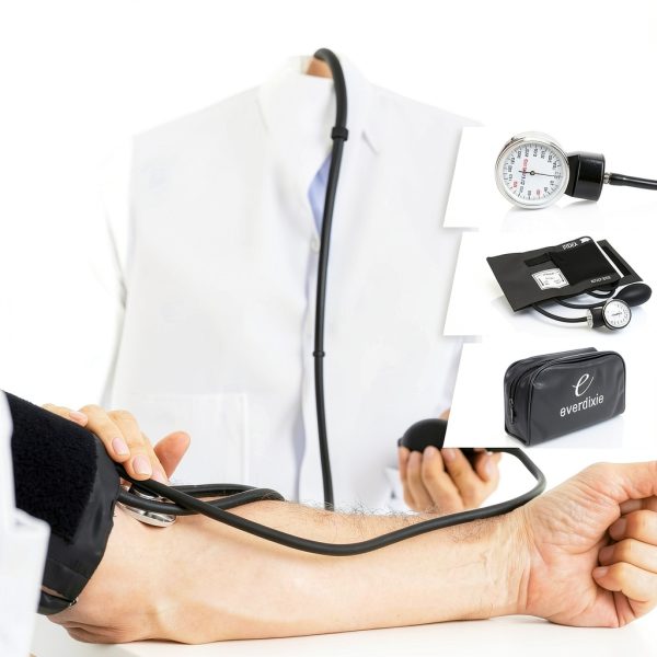 Dixie EMS Adult Blood Pressure Cuff Black Latex-Free 1 Count-3