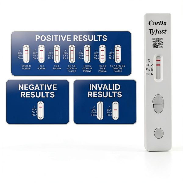 CorDx ACT21002-4 Covid-19 Rapid Test Kit 10‑Minute Home Diagnostic-5