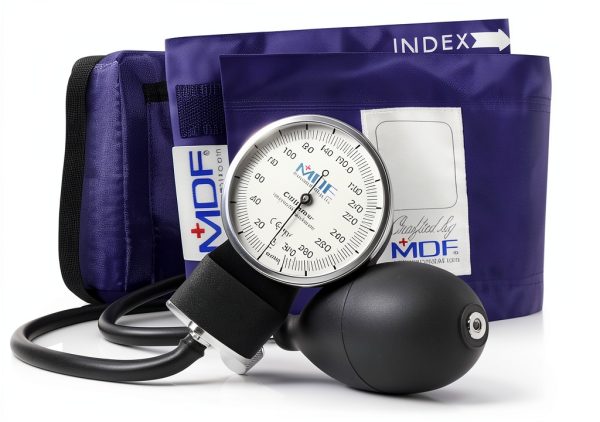 MDF Instruments Manual Blood Pressure Monitor MDF808M Adult Cuff Black-0