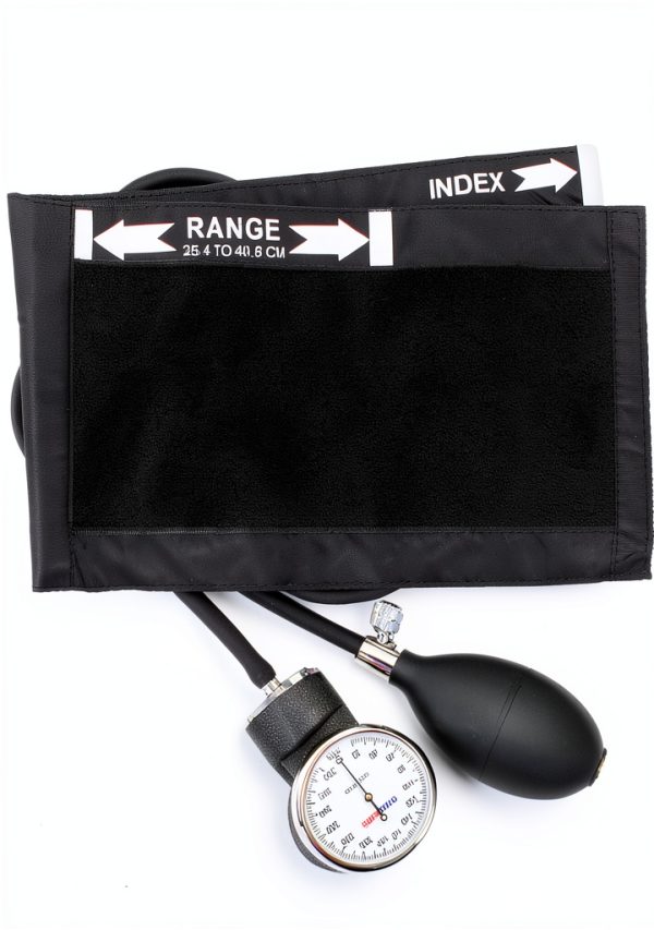 Dixie EMS Adult Blood Pressure Cuff Black Latex-Free 1 Count-0