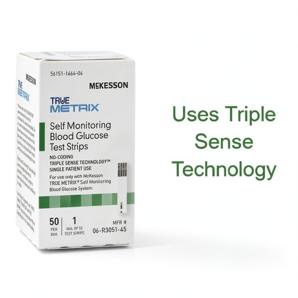 McKesson True Metrix Diabetic Test Strips 100 Count Pack of 4 Accurate-6