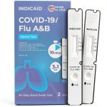 INDICAID COVID-Flu 3-in-1 Rapid Test Kit 10 Test Packs FDA-Cleared-0