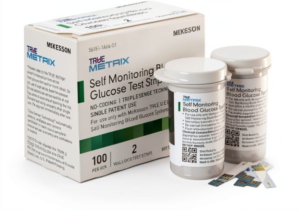 McKesson TRUE METRIX Blood Glucose Test Strips 100 Count Pack Variety-4