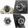 Thinp 1/4-20 Knob 6 Star Plastic Clamp for Umbrella Base Black-5