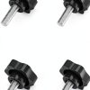 M8 x 25mm Star Hand Knob Screw – BSWAN Metal Umbrella Base 4 Pack-0