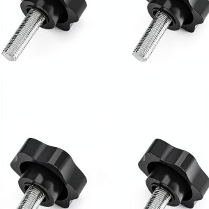 M8 x 25mm Star Hand Knob Screw – BSWAN Metal Umbrella Base 4 Pack-0