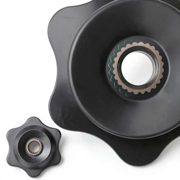 Star Knobs 12 Pc Set HouseUp 1/4-20 Thru Clamping Black Plastic-3