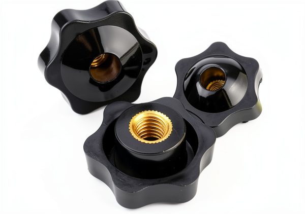 M5 Star Knob 32mm Black Plastic Hand Wheel by Oneyijun 10pcs Set-2