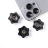 Star Knobs 12 Pc Set HouseUp 1/4-20 Thru Clamping Black Plastic-2