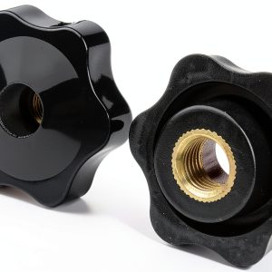 M5 Star Knob 32mm Black Plastic Hand Wheel by Oneyijun 10pcs Set-0