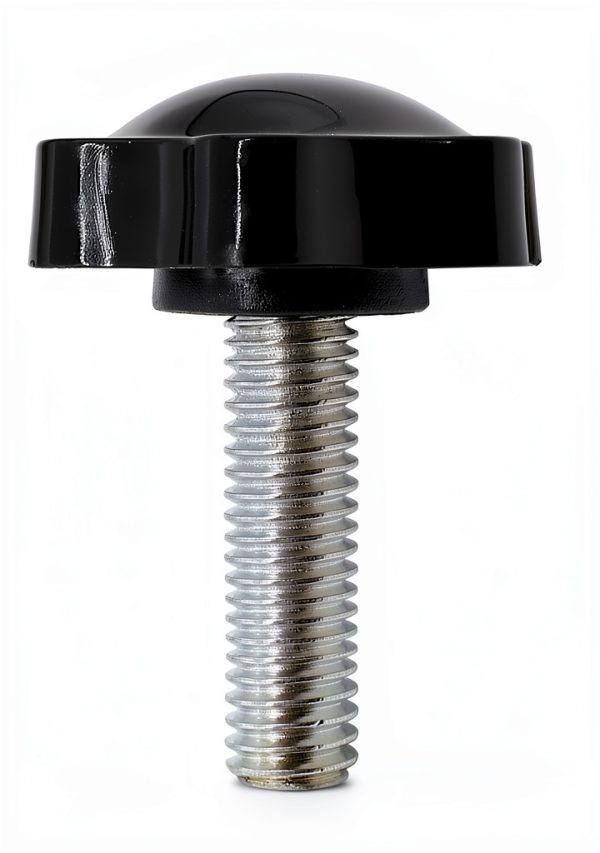 M8 x 25mm Thread Clamping Knob Zorveiio Hex Star Knurled Pack of 6-2